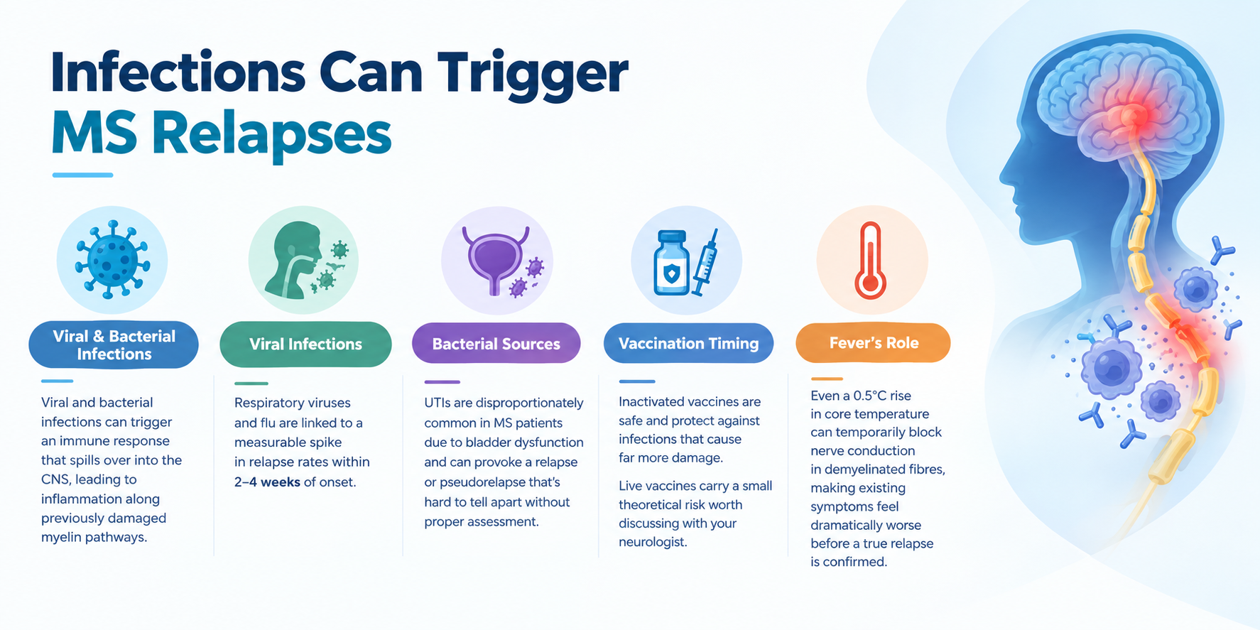 Infections and MS Relapse Triggers