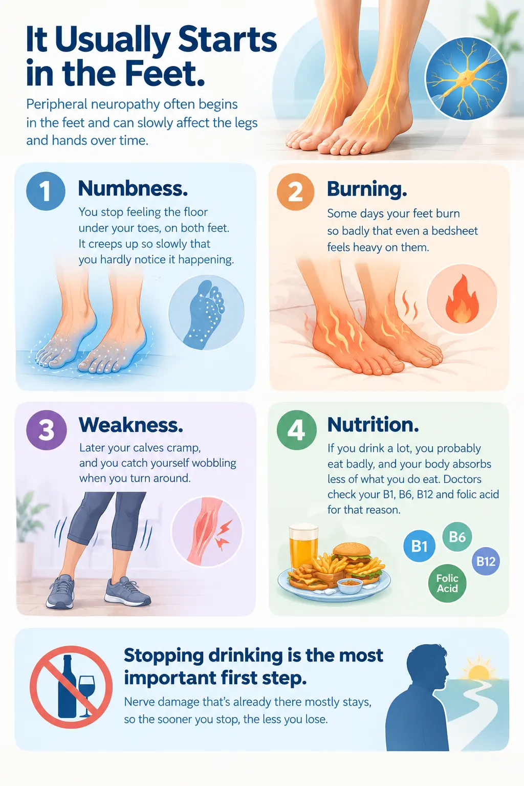 It Usually Starts in the Feet